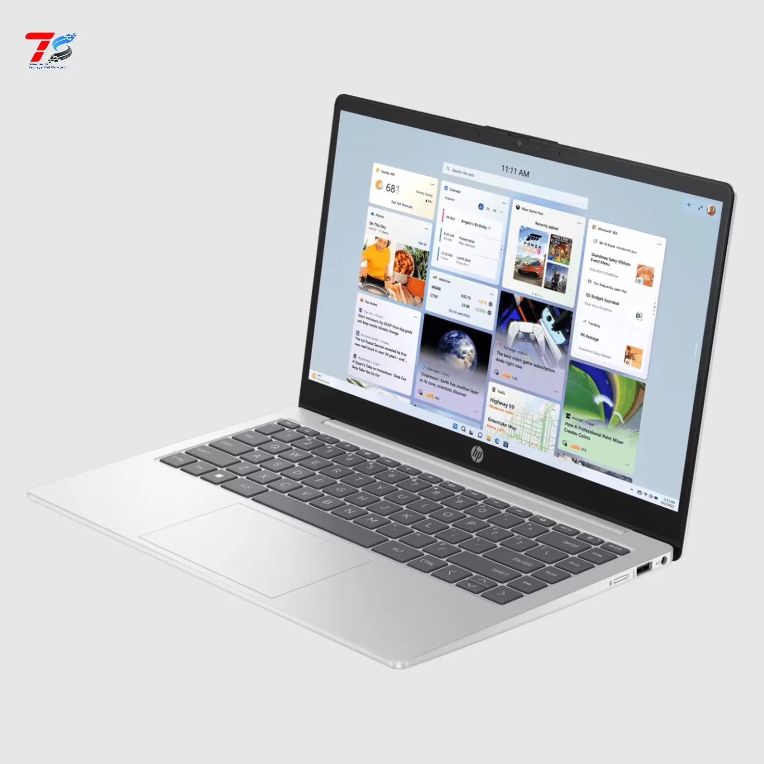 Máy tính xách tay HP 14-ep0112TU i5-1335U/16G/512G/14.0FHD/W11SL/BẠC (8C5L1PA)